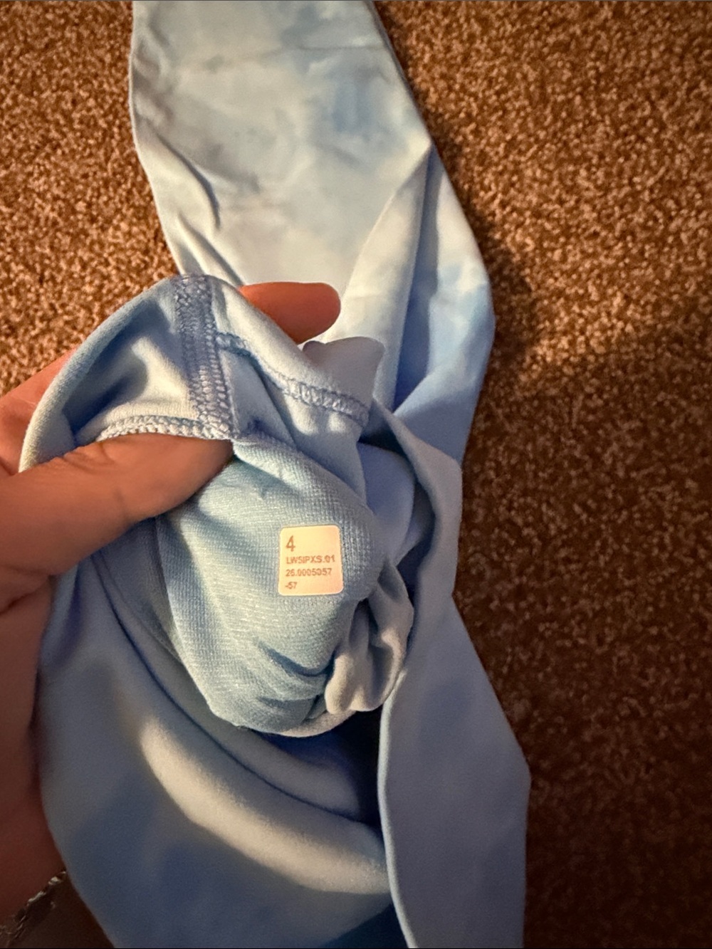 lululemon athletica Light Blue Tie-Dye Leggings - Picture 2 of 3